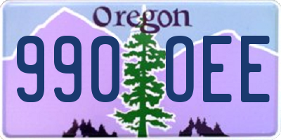 OR license plate 990OEE