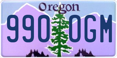 OR license plate 990OGM