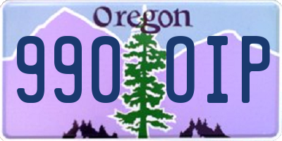 OR license plate 990OIP