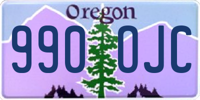 OR license plate 990OJC