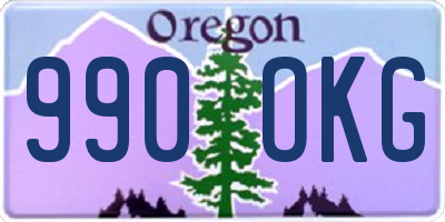 OR license plate 990OKG