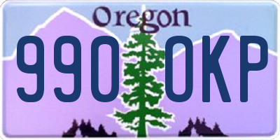 OR license plate 990OKP