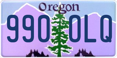 OR license plate 990OLQ