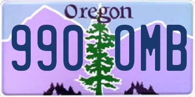 OR license plate 990OMB