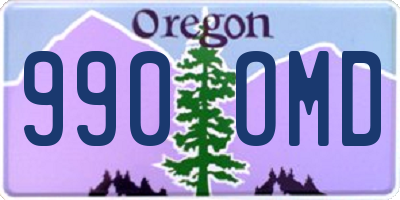 OR license plate 990OMD