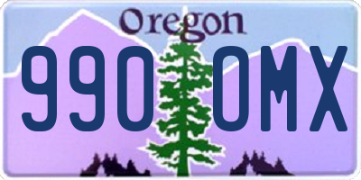OR license plate 990OMX