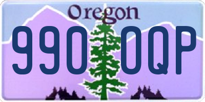 OR license plate 990OQP