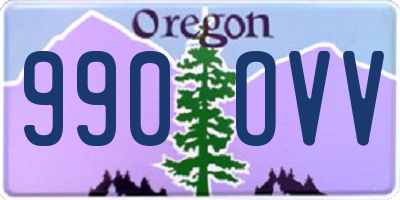 OR license plate 990OVV