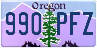 OR license plate 990PFZ