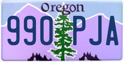 OR license plate 990PJA