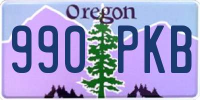 OR license plate 990PKB
