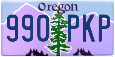 OR license plate 990PKP