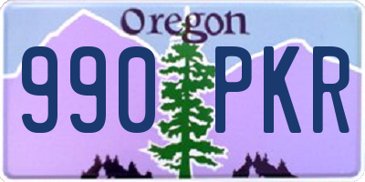 OR license plate 990PKR