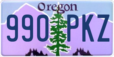 OR license plate 990PKZ