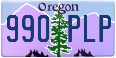 OR license plate 990PLP