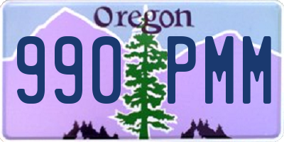 OR license plate 990PMM