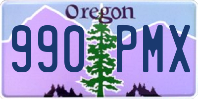 OR license plate 990PMX