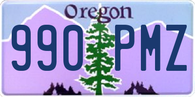 OR license plate 990PMZ