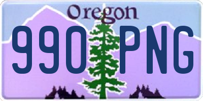 OR license plate 990PNG