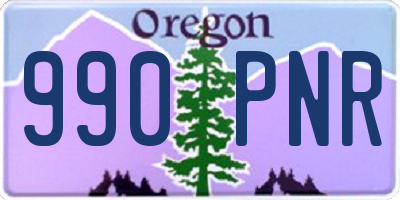 OR license plate 990PNR