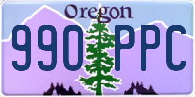 OR license plate 990PPC