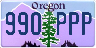 OR license plate 990PPP