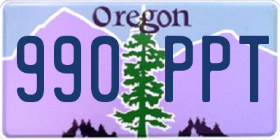 OR license plate 990PPT