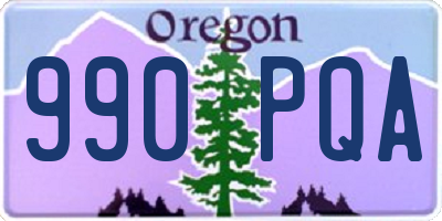 OR license plate 990PQA