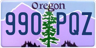 OR license plate 990PQZ