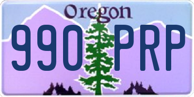 OR license plate 990PRP