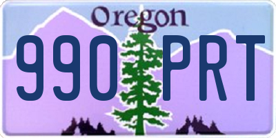 OR license plate 990PRT