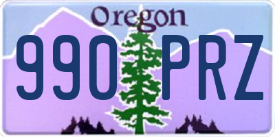 OR license plate 990PRZ