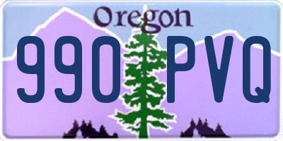 OR license plate 990PVQ