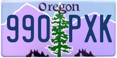 OR license plate 990PXK