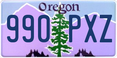 OR license plate 990PXZ