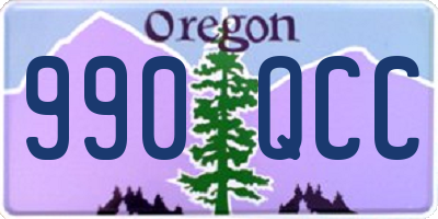 OR license plate 990QCC