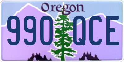 OR license plate 990QCE