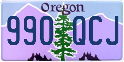OR license plate 990QCJ