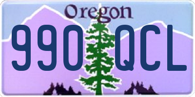 OR license plate 990QCL