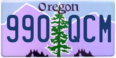 OR license plate 990QCM
