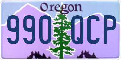 OR license plate 990QCP