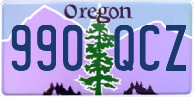 OR license plate 990QCZ