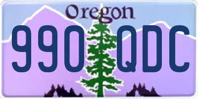 OR license plate 990QDC