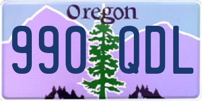 OR license plate 990QDL