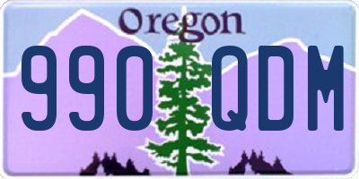 OR license plate 990QDM