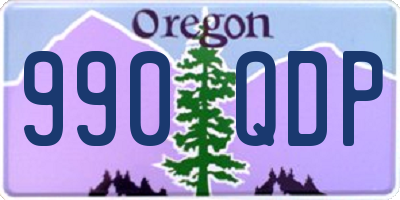 OR license plate 990QDP