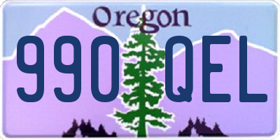 OR license plate 990QEL