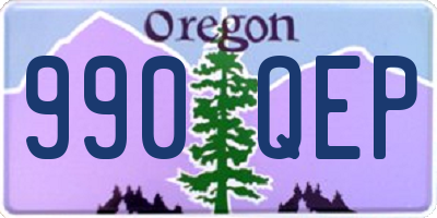 OR license plate 990QEP