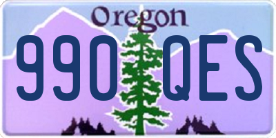 OR license plate 990QES