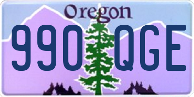 OR license plate 990QGE